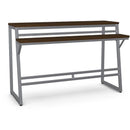 Amisco Crawford Counter Height Dining Table with Trestle Base 50464/24+90874/96 IMAGE 1