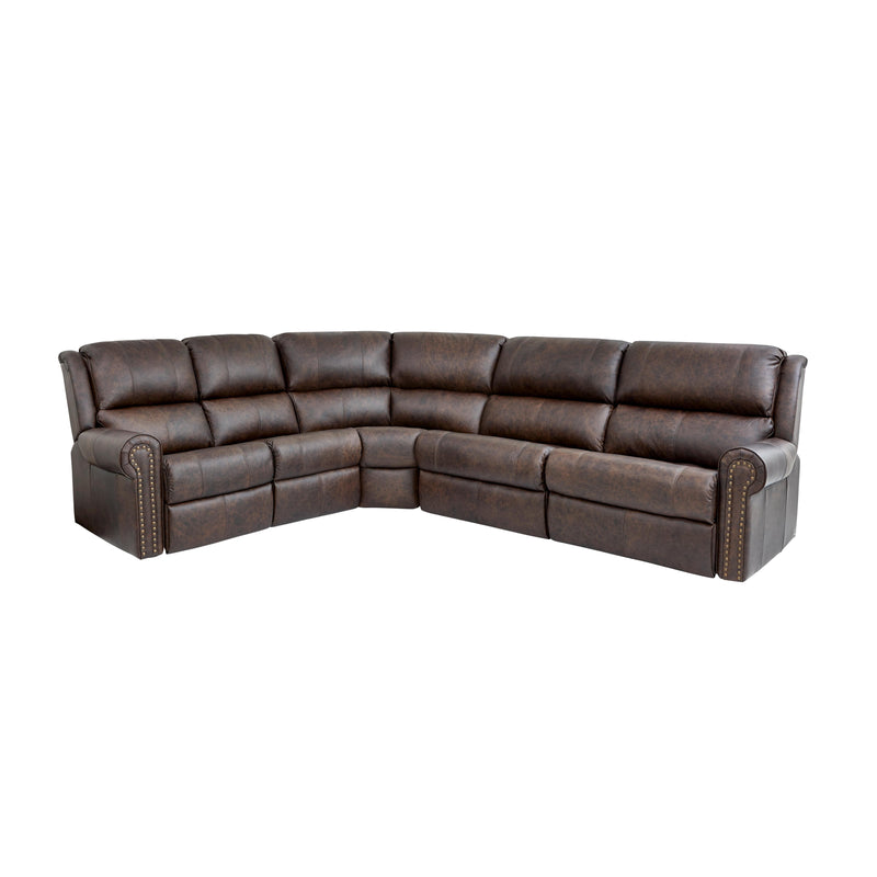 Elran Rebecca Reclining Leather 5 pc Sectional 4004-100/4004-400/4004-500/4004-480/4004-190 IMAGE 1