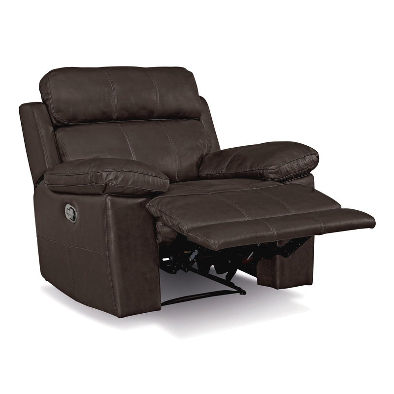 Palliser Finley Power Leather Recliner with Wall Recline Finley 41134-31 Wallhugger Power Recliner - Chocolate IMAGE 4