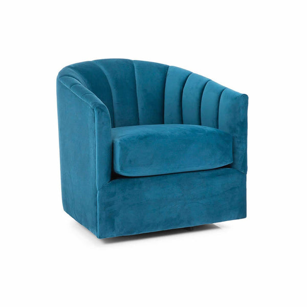 Decor-Rest Furniture Swivel Fabric Chair 2879SWC-JT IMAGE 1