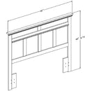 South Shore Furniture Bed Components Headboard 13114 IMAGE 5