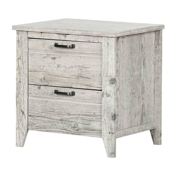 South Shore Furniture Lionel 2-Drawer Nightstand 11884 IMAGE 1