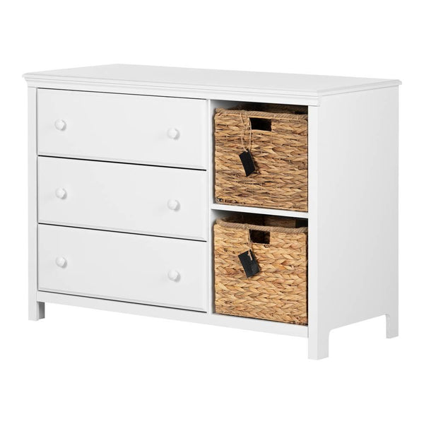 South Shore Furniture Cotton Candy 3-Drawer Kids Dresser 12140 IMAGE 1