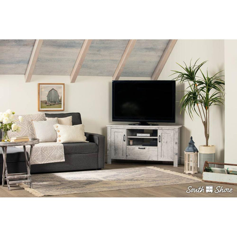 South Shore Furniture Lionel TV Stand with Cable Management 12554 IMAGE 10