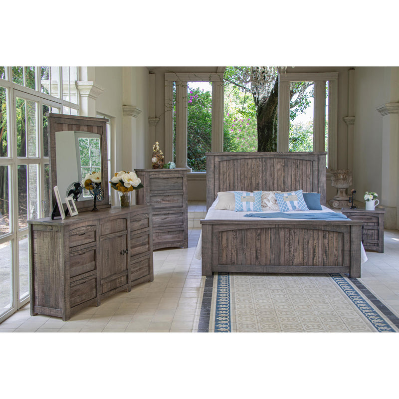 International Furniture Direct San Antonio King Panel Bed IFD6401HBDEK/IFD6401PLTEK IMAGE 4