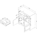 South Shore Furniture Bar Cabinets Bar Cabinets 11030 IMAGE 9