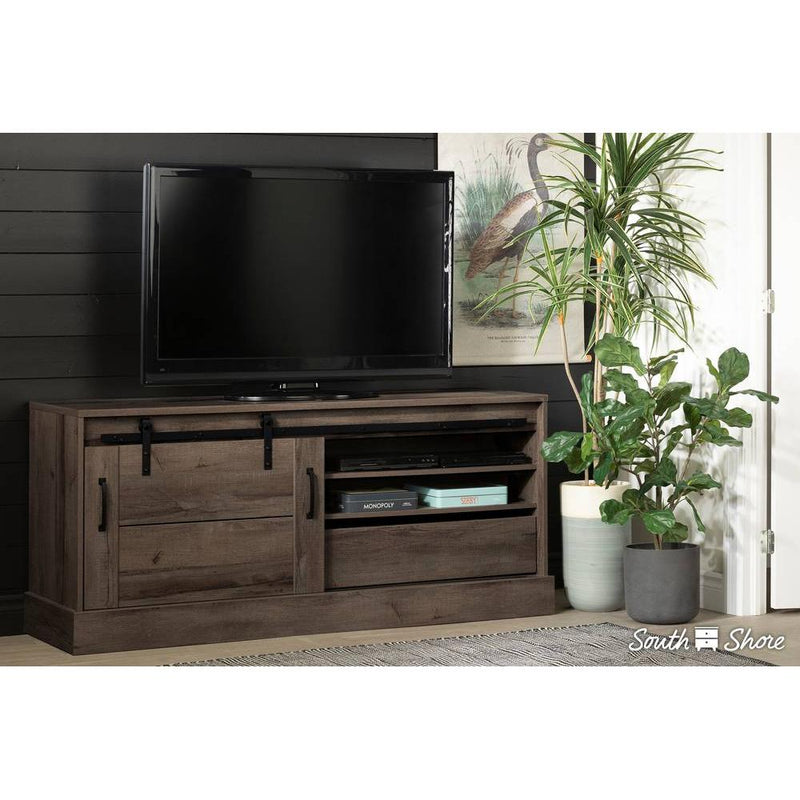 South Shore Furniture Harma TV Stand with Cable Management 12211 IMAGE 4