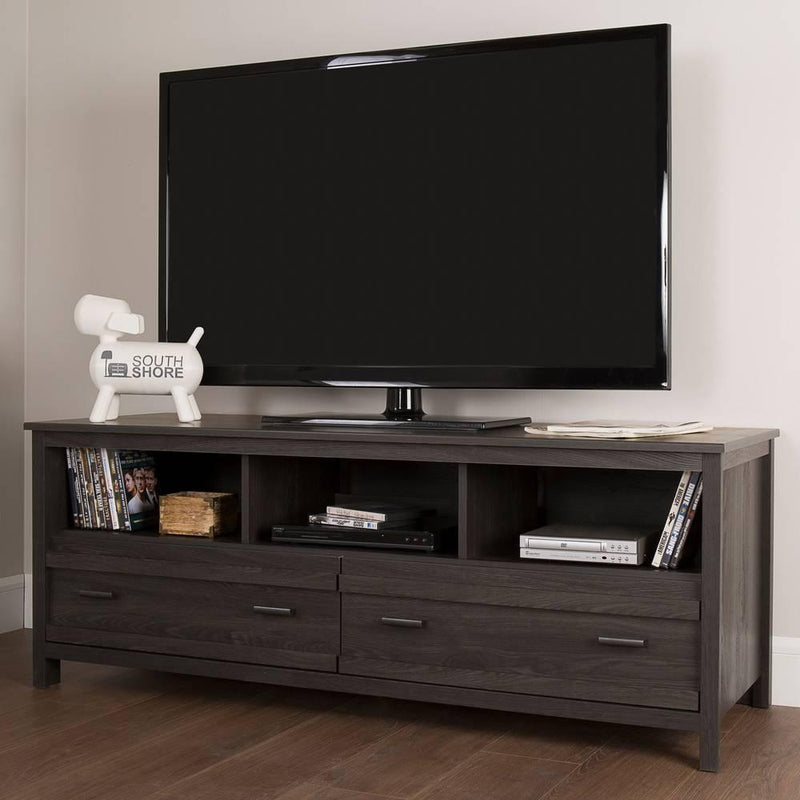 South Shore Furniture Exhibit TV Stand 10393 IMAGE 4