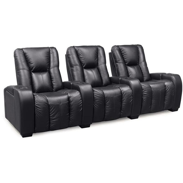 Palliser Media Leather 3-Seat Home Theatre Seating 41402-5E/41402-4E/41402-6E-TULSAII-JET IMAGE 1