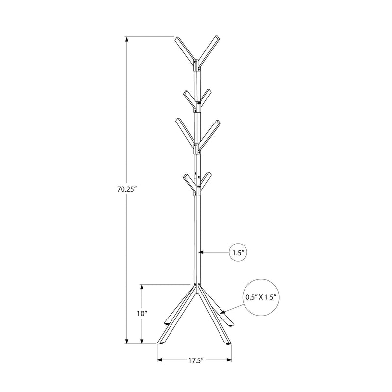 Monarch Coat Racks Coat Rack I 2058 IMAGE 10