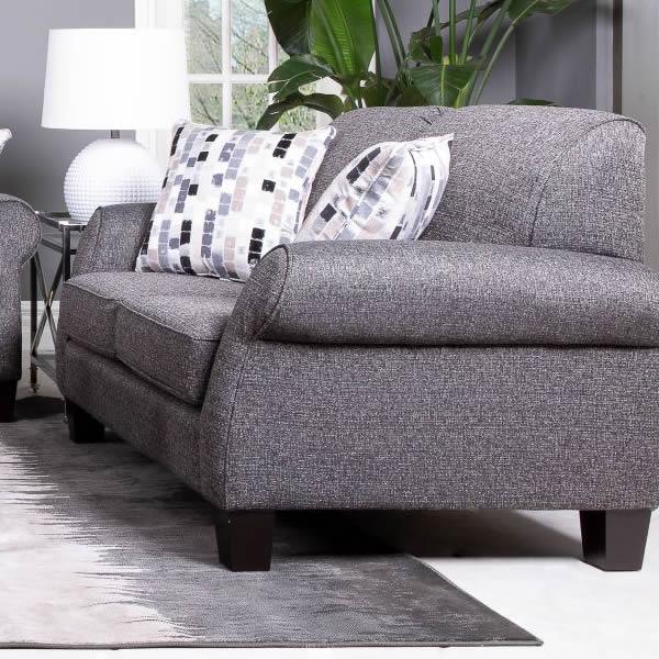Decor-Rest Furniture Stationary Fabric Loveseat 2025L-FP IMAGE 1