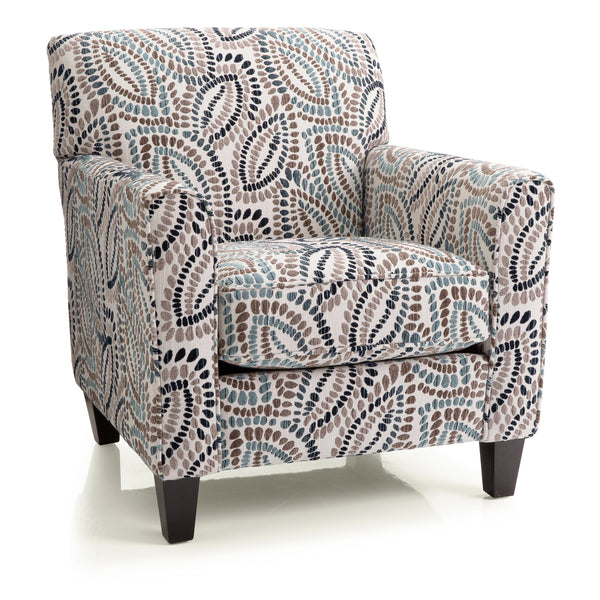 Decor-Rest Furniture Stationary Fabric Accent Chair 2468C-GN IMAGE 1