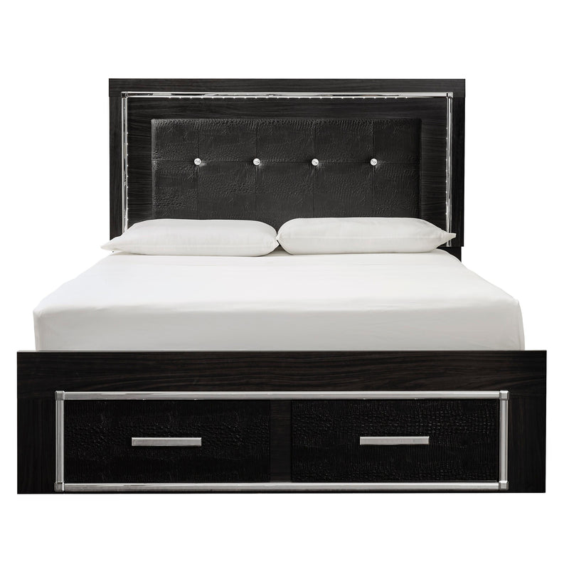Signature Design by Ashley Kaydell Queen Upholstered Panel Bed with Storage B1420-57/B1420-54S/B1420-95/B100-13 IMAGE 2