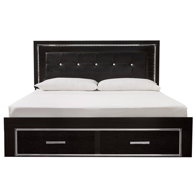 Signature Design by Ashley Kaydell King Upholstered Panel Bed with Storage B1420-58/B1420-56S/B1420-95/B100-14 IMAGE 2