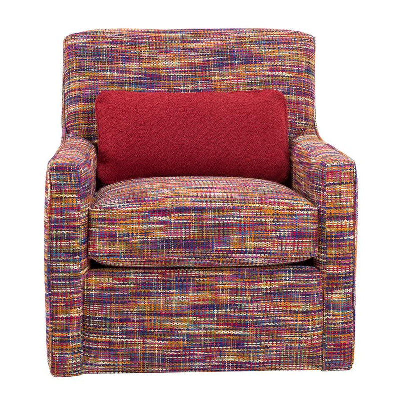 Decor-Rest Furniture Kingston Swivel Fabric Chair Kingston 7543-C Swivel Chair IMAGE 1