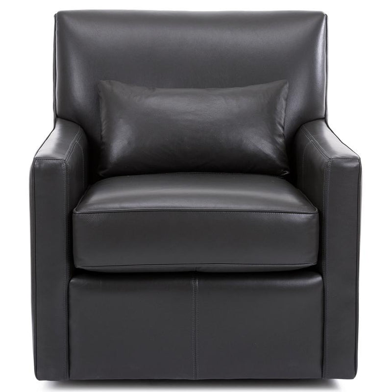 Decor-Rest Furniture Kingston Swivel Leather Chair Kingston 7343-C Swivel Chair IMAGE 1