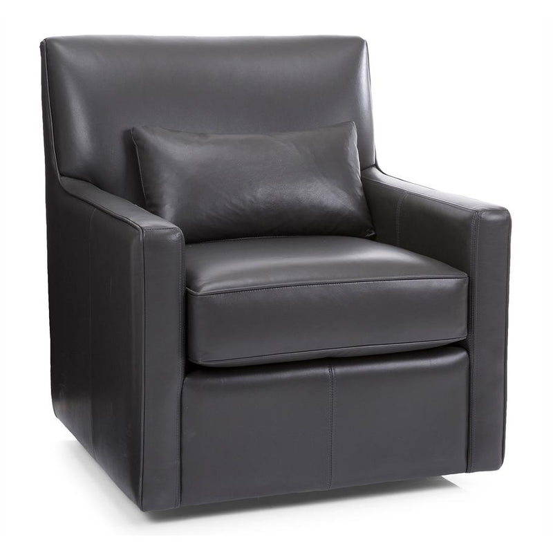 Decor-Rest Furniture Kingston Swivel Leather Chair Kingston 7343-C Swivel Chair IMAGE 2