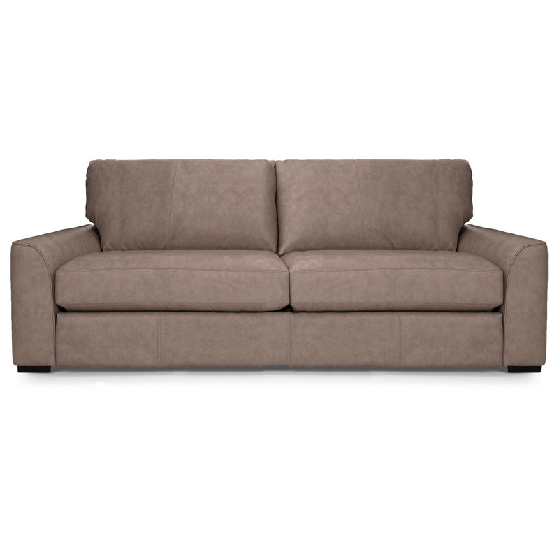 Decor-Rest Furniture Stationary Leather Sofa 3786-01 Sofa IMAGE 1