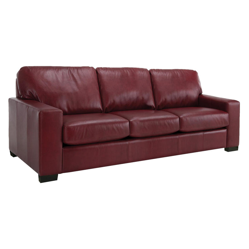 Decor-Rest Furniture Alessandra Connections Stationary Leather Sofa Alessandra Connections 3A3-01 Sofa IMAGE 1