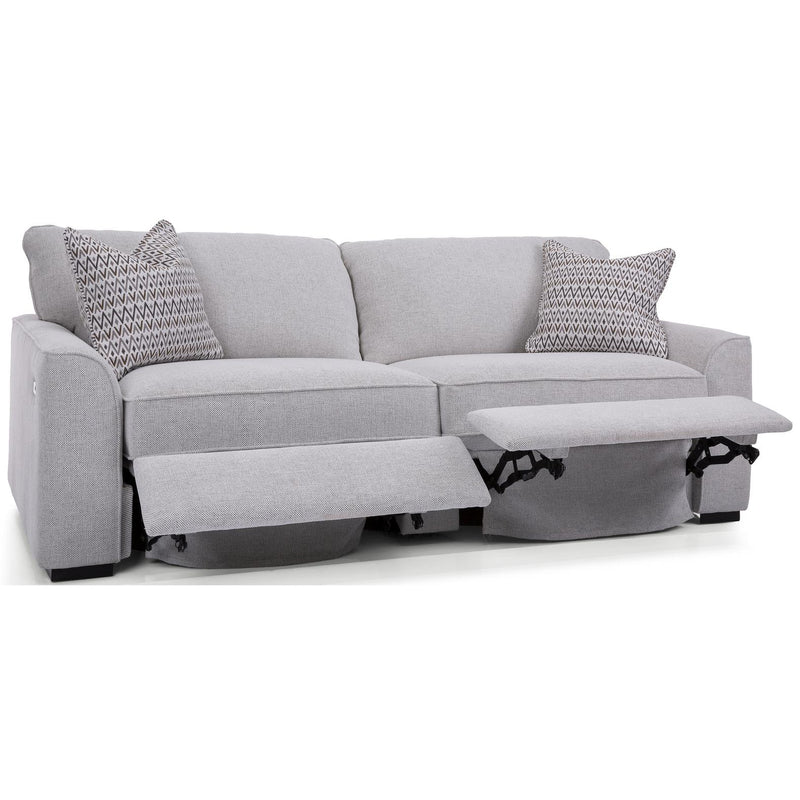 Decor-Rest Furniture Power Reclining Fabric Sofa M2786P-01 Power Sofa IMAGE 4