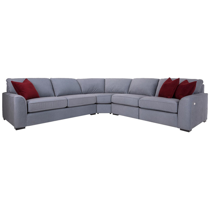 Decor-Rest Furniture Power Reclining Fabric 3 pc Sectional 2786-07/2786-04/M2786P-06 IMAGE 1