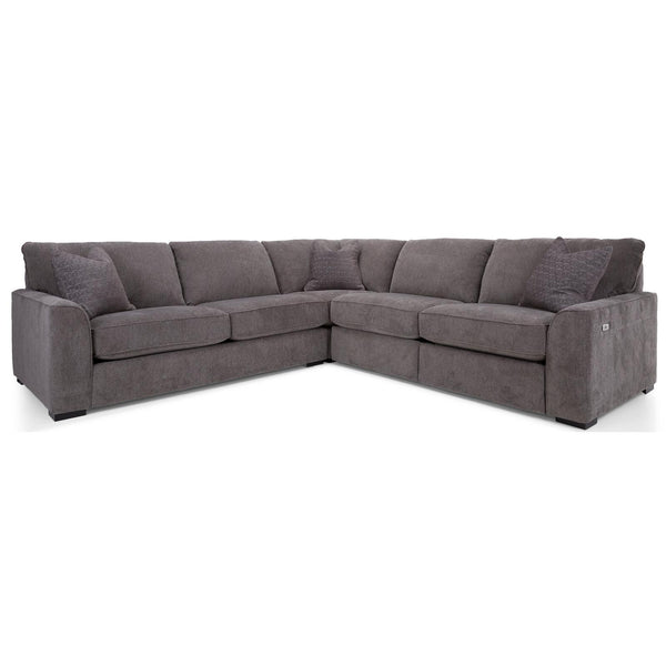 Decor-Rest Furniture Power Reclining Fabric 3 pc Sectional 2786-07/2786-05/M2786P-06 IMAGE 1