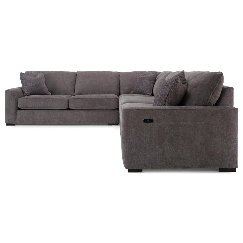 Decor-Rest Furniture Power Reclining Fabric 3 pc Sectional 2786-07/2786-05/M2786P-06 IMAGE 3