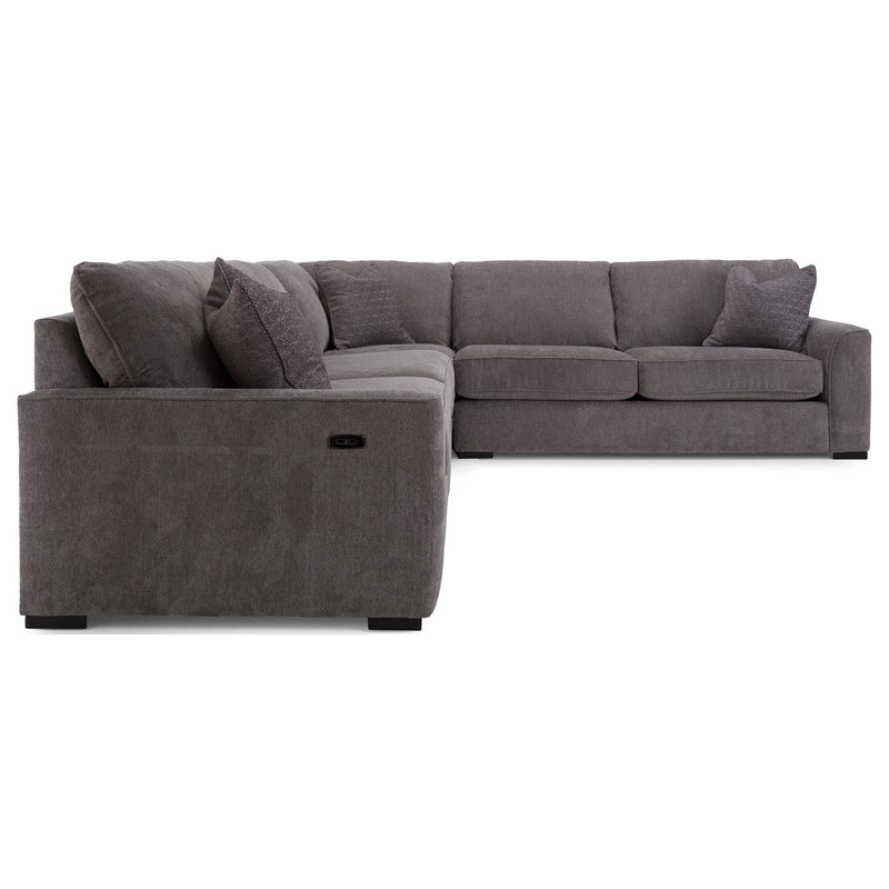 Decor-Rest Furniture Power Reclining Fabric 3 pc Sectional M2786P-07/2786-05/2786-06 IMAGE 4