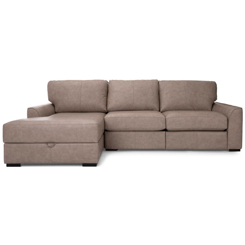 Decor-Rest Furniture Power Reclining Leather 2 pc Sectional 3786-49/M3786P-06 IMAGE 1