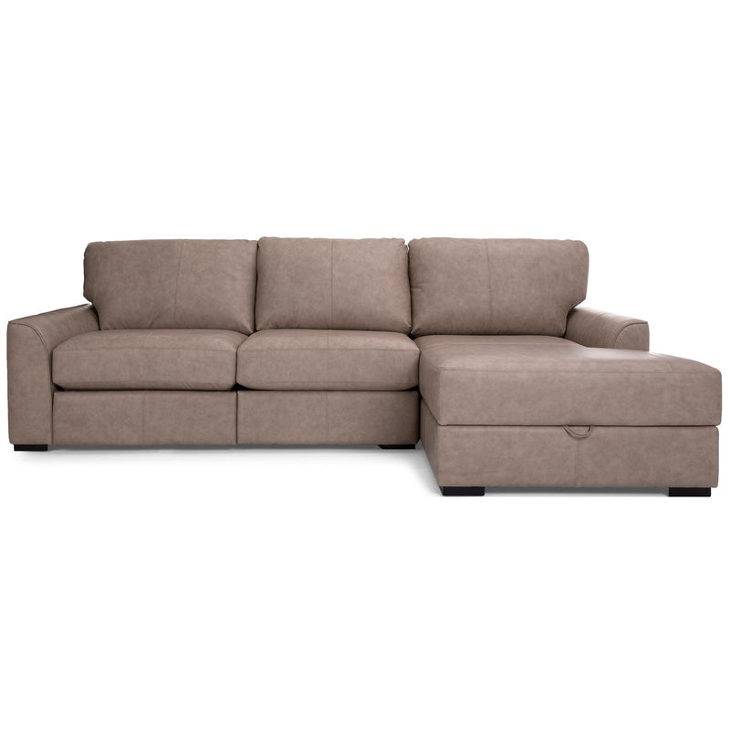 Decor-Rest Furniture Power Reclining Leather 2 pc Sectional 3786-48/M3786P-07 IMAGE 1