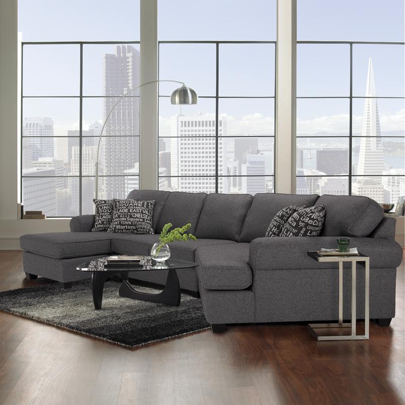 Decor-Rest Furniture Fabric 3 pc Sectional 2582/2581/2567 IMAGE 2