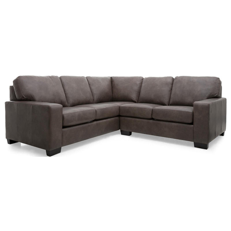 Decor-Rest Furniture Alessandra Connections Leather 2 pc Sectional 3A3-06/3A3-31 IMAGE 1