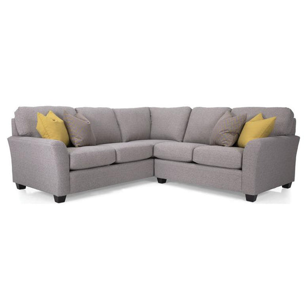 Decor-Rest Furniture Alessandra Connections Fabric 3 pc Sectional 2A1-07/2A1-05/2A1-06 IMAGE 1