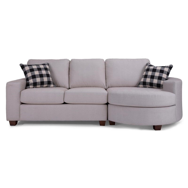Decor-Rest Furniture Alessandra Connections Fabric 2 pc Sectional 2A3-50/2A3-06 IMAGE 1