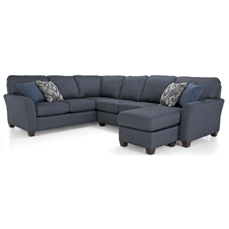 Decor-Rest Furniture Alessandra Connections Fabric 3 pc Sectional 2A1-07/2A1-05/2A1-20 IMAGE 1