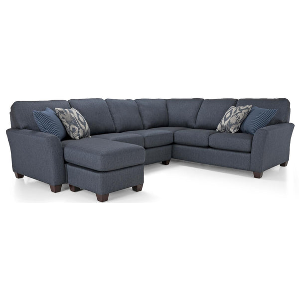 Decor-Rest Furniture Alessandra Connections Fabric 3 pc Sectional 2A1-06/2A1-05/2A1-22 IMAGE 1