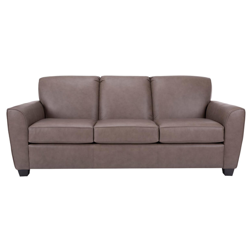 Decor-Rest Furniture Stationary Leather Sofa 3404-S Sofa IMAGE 1