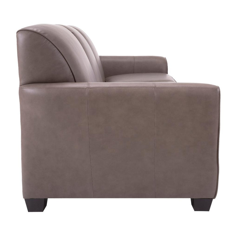 Decor-Rest Furniture Stationary Leather Sofa 3404-CS Sofa IMAGE 3