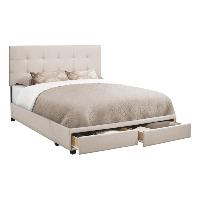 Monarch Queen Upholstered Bed with Storage I 6021Q IMAGE 2