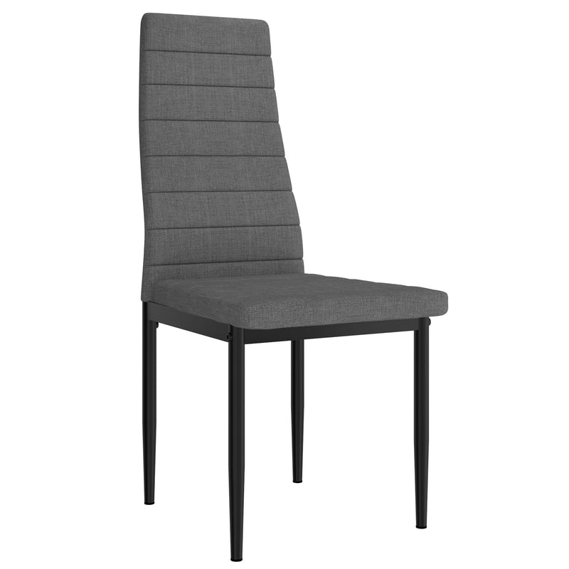 Worldwide Home Furnishings Contra Dining Chair 202-843GY IMAGE 1