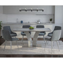 Worldwide Home Furnishings Napoli/Cassidy 7 pc Dinette 207-545GY/330GY IMAGE 1