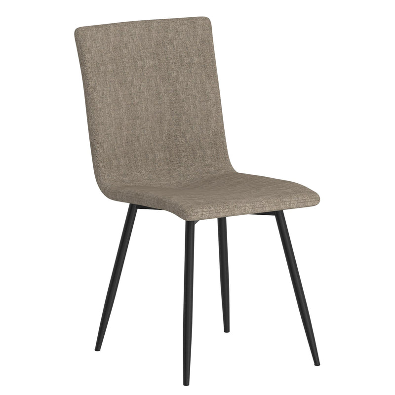 Worldwide Home Furnishings Nora Dining Chair 202-538GRY/BK IMAGE 1