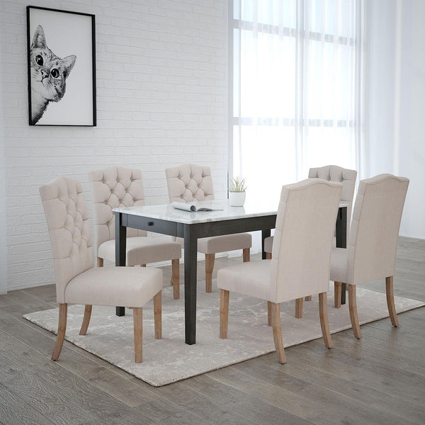 Worldwide Home Furnishings Pascal/Lucian 7 pc Dinette 207-548GY/157BG IMAGE 1