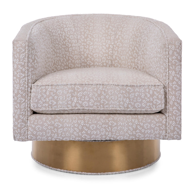 Decor-Rest Furniture Swivel Fabric Chair 2081 Swivel Chair IMAGE 1