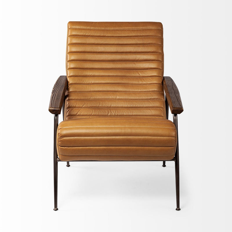 Mercana Grosjean Stationary Leather Accent Chair 69131 IMAGE 1