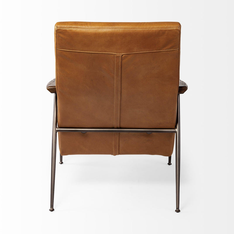 Mercana Grosjean Stationary Leather Accent Chair 69131 IMAGE 4