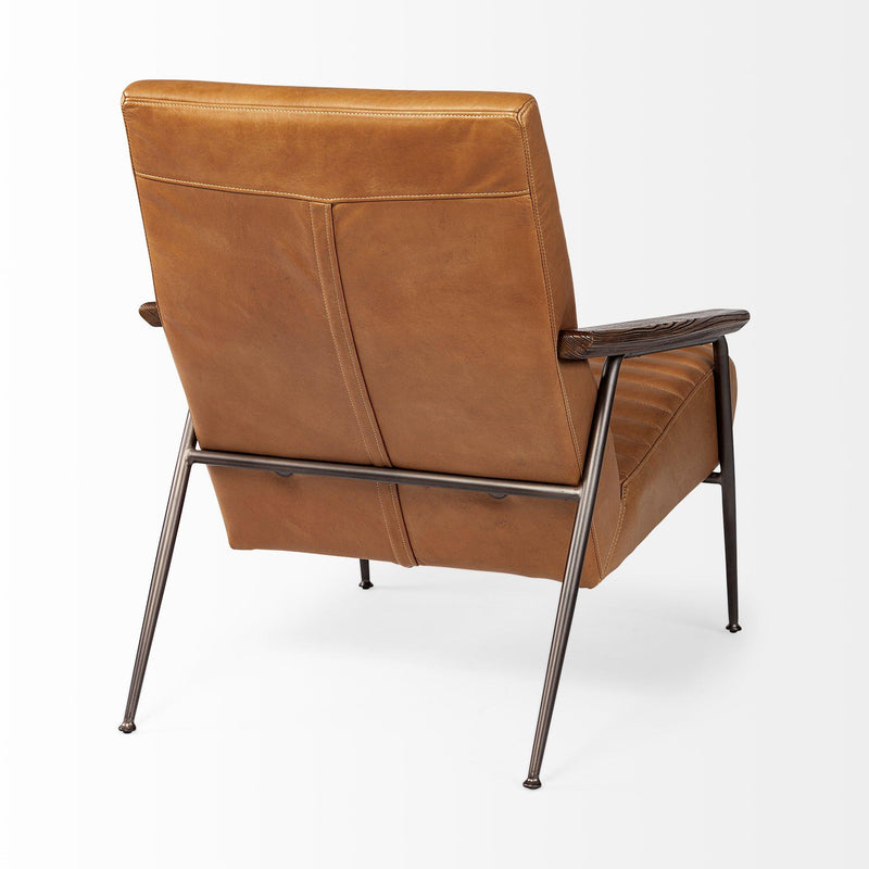 Mercana Grosjean Stationary Leather Accent Chair 69131 IMAGE 5