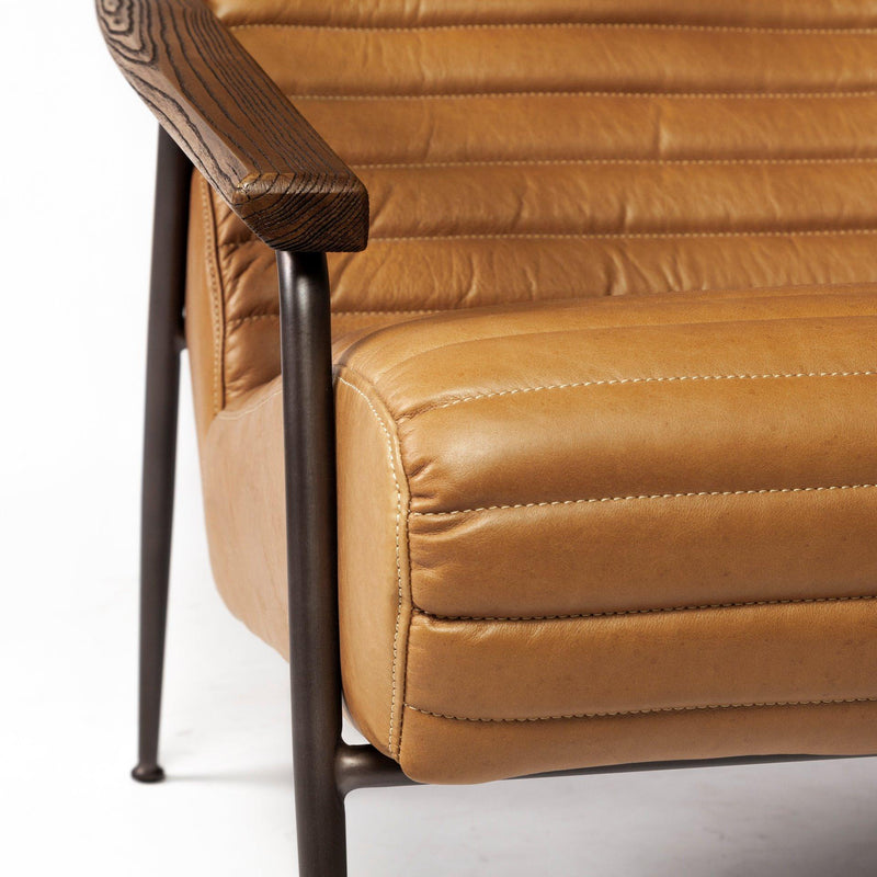 Mercana Grosjean Stationary Leather Accent Chair 69131 IMAGE 6