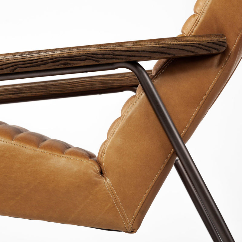 Mercana Grosjean Stationary Leather Accent Chair 69131 IMAGE 7