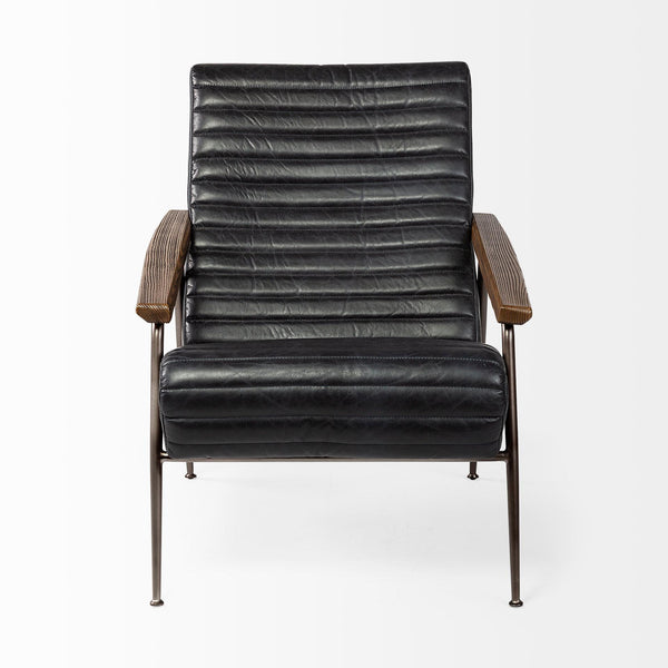 Mercana Grosjean Stationary Leather Accent Chair 69132 IMAGE 1